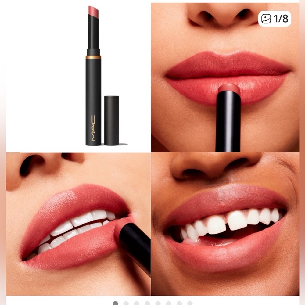 New! MAC Cosmetics Brickthrough Powder Kiss Velvet Blur Slim Stick Lipstick